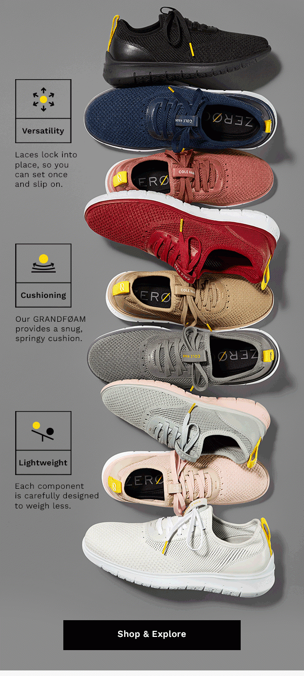 Versatility | Cushioning | Lightweight | Shop & Explore