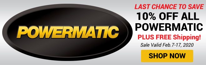 Last Chance To Save! 10% Off All Powermatic Plus FREE Shipping, ends today!