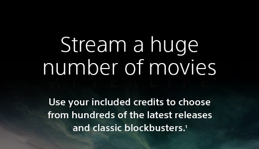 Stream a huge number of movies | Use your included credits to choose from hundreds of the latest releases and classic blockbusters.(1)