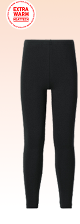 PDP14 - KIDS HEATTECH EXTRA WARM COTTON LEGGINGS