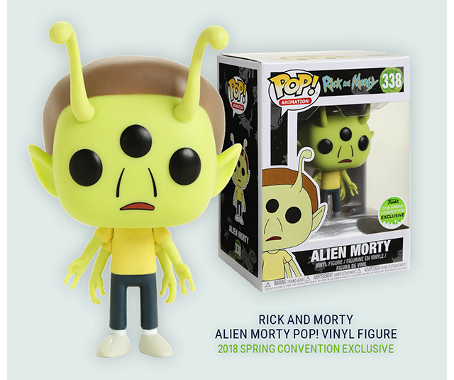 Rick and Morty Alien Morty Pop