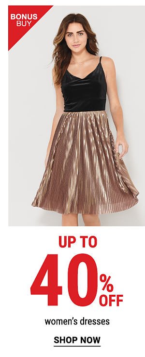 up to 40% off womens dresses