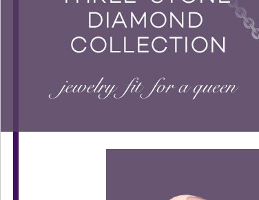 Inspired by Royalty: The 3-Stone Diamond Collection