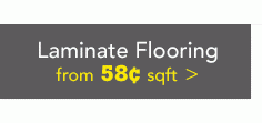 Laminate flooring from 58c/sqft