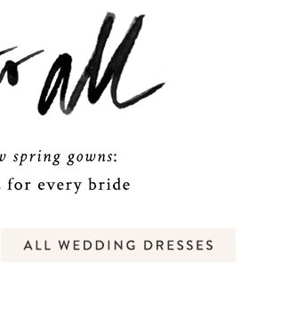 all wedding dresses