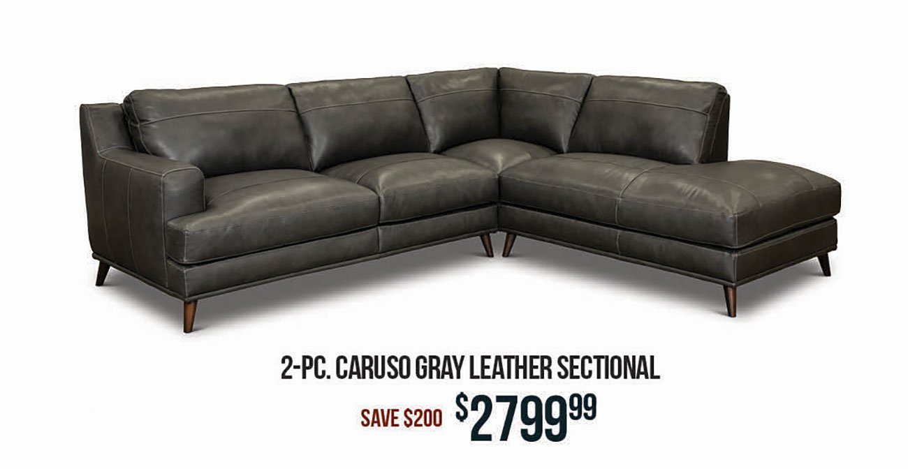 Caruso-Gray-Leather-Sectional