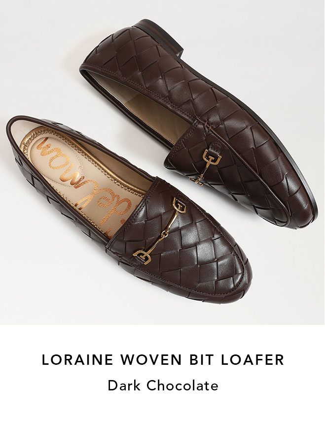 Loraine Woven Bit Loafer - Dark Chocolate