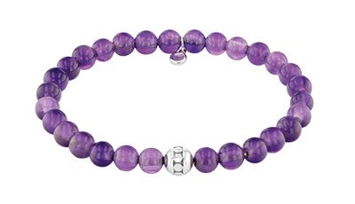 Purple Beaded Bracelet