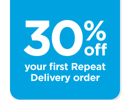 30% off your first Repeat Delivery order.