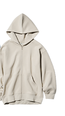 PDP10 - DRY SWEAT RELAXED FULL ZIP HOODIE