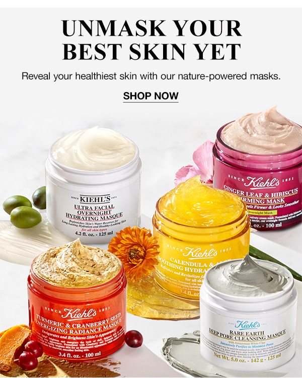 UNMASK YOUR BEST SKIN YET - Reveal your healthiest skin with our nature-powered masks. - SHOP NOW