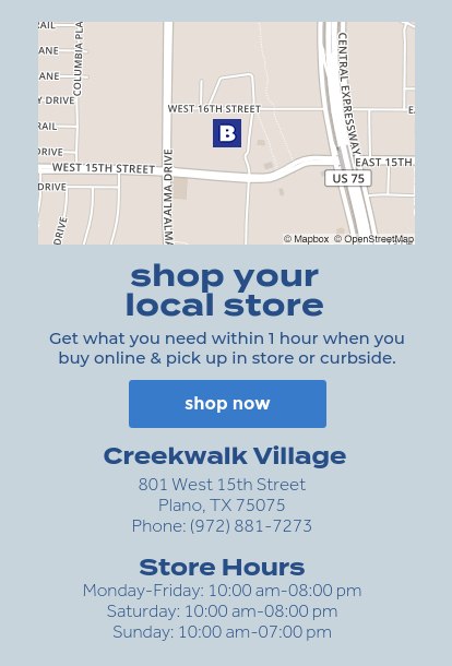 shop your local store | Get what you need within 1 hour when you buy online & pick up in store or curbside | shop now