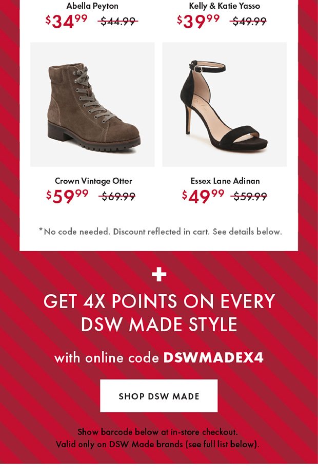 SHOP DSW MADE