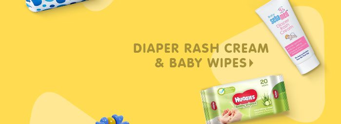 Diaper Rash Cream & Baby Wipes