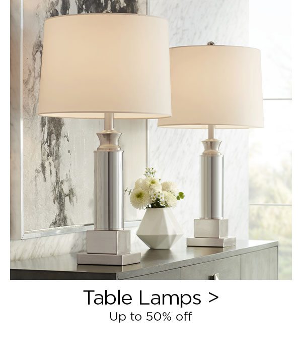 Table Lamps > - Up to 50% off