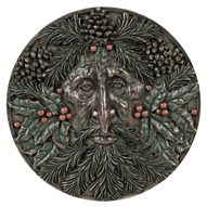 Winter Greenman Wall Plaque