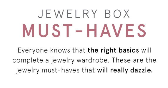 Jewelry Box Must-Haves