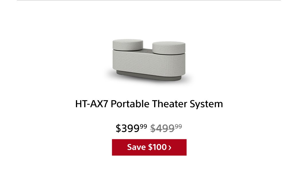 HT-AX7 Portable Theater System | Save $100