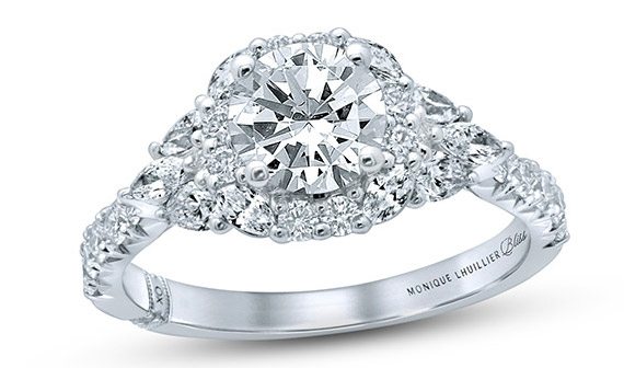 White Gold Diamond Engagement Ring