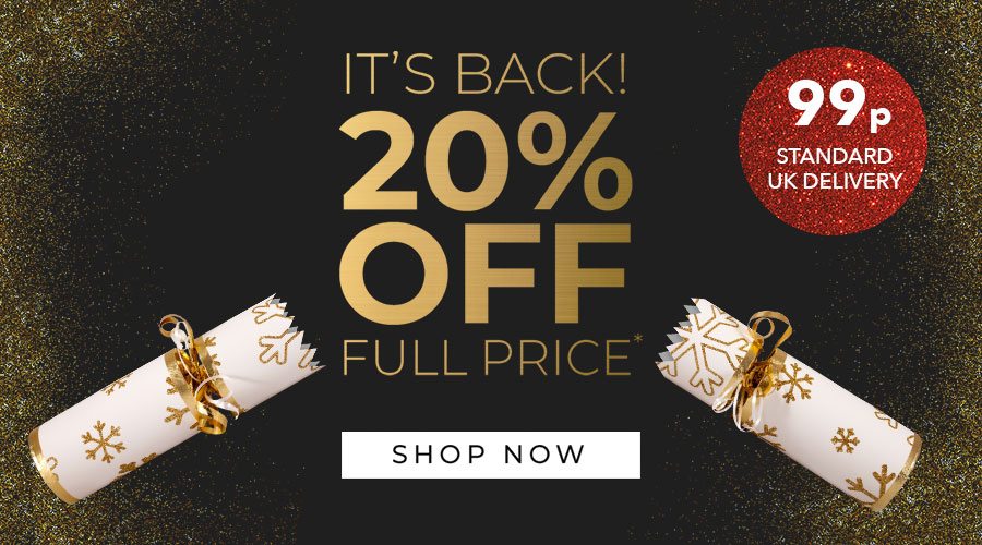 20% Off Everything and 99p Standard Uk Delivery
