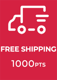 Free Shipping = 1000 pts