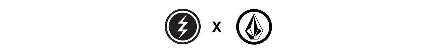 Electric x Volcom logos