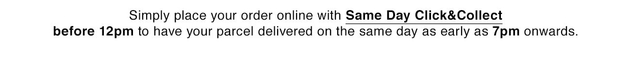 SDD click & collect