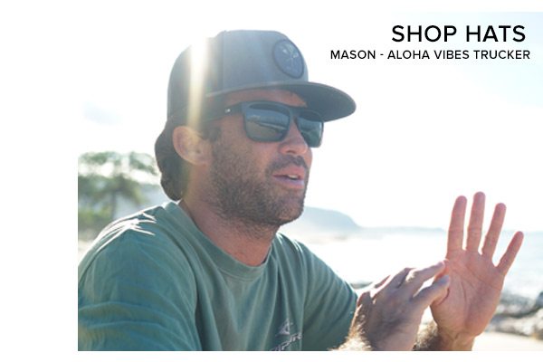 Mason in the Aloha Vibes Trucker - Shop New Hats