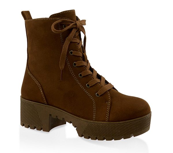 Lace Up Platform Combat Boots