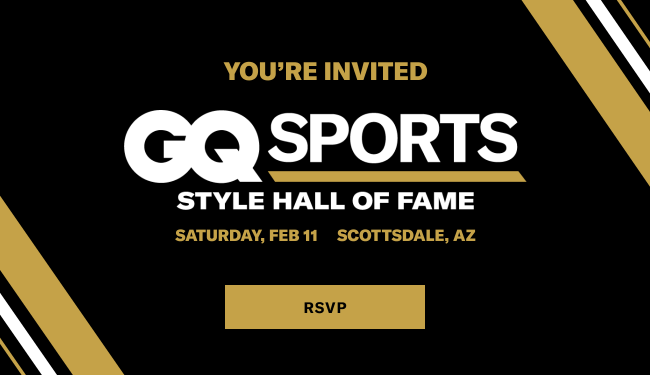 You're Invited. GQ Sports Style Hall of Fame. RSVP.