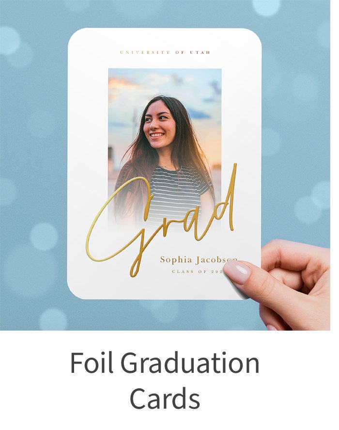 FOIL GRADUATION CARDS