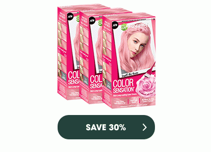 GARNIER COLOR SENSATION - SAVE 30 PERCENT >