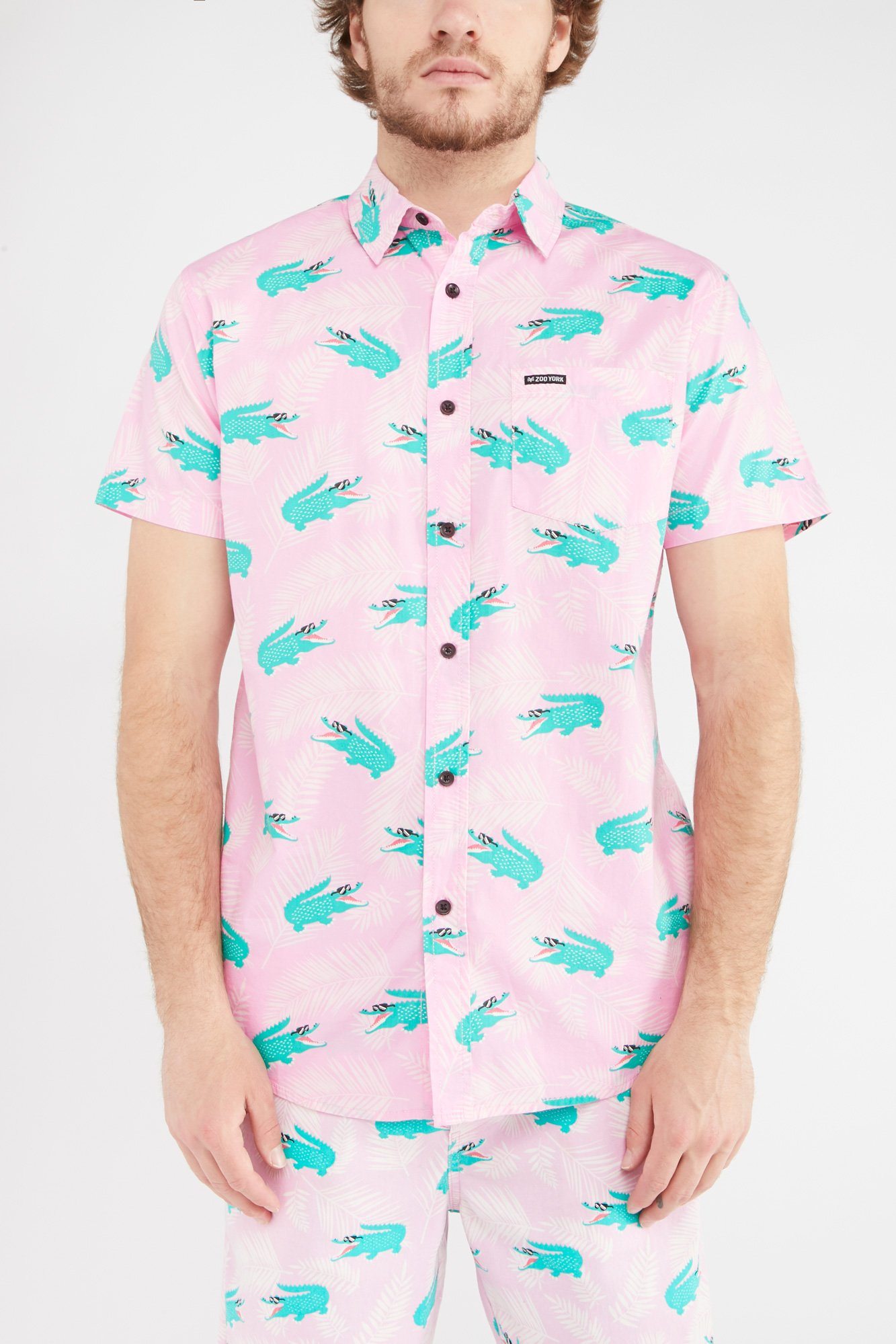 Image of Zoo York Youth Allover Print Button-Up