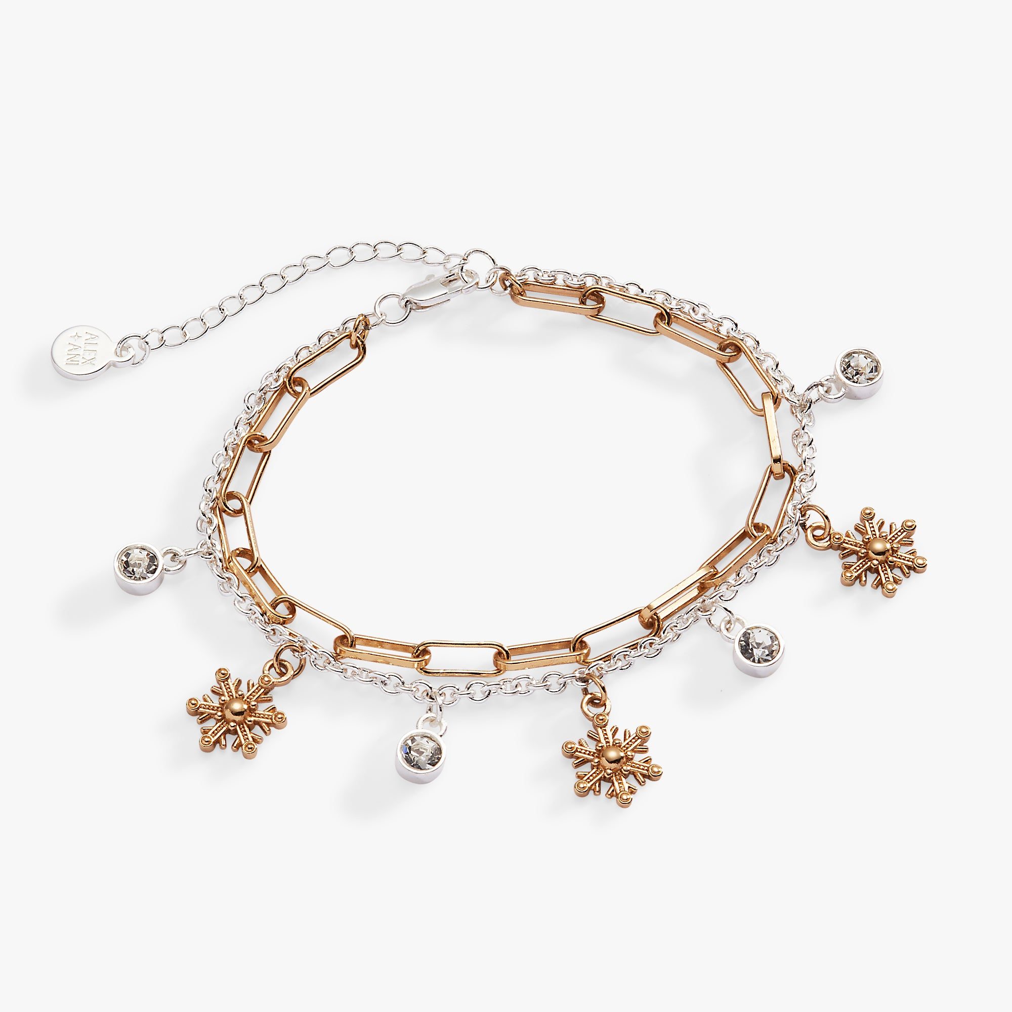 Image of Snowflake Charm Bracelet