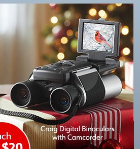 Craig Digital Binoculars with Camcorder - The perfect tech gift this Christmas