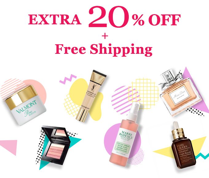 EXTRA 20% OFF + FREE SHIPPING! 5 days only!