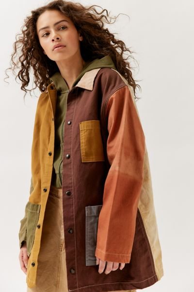 Urban Renewal Remade Pieced Canvas Made In The USA Chore Jacket