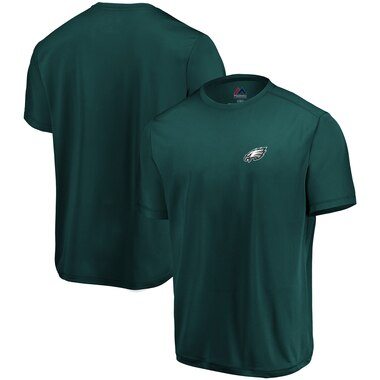 Majestic Philadelphia Eagles Midnight Green Showtime Logo T-Shirt