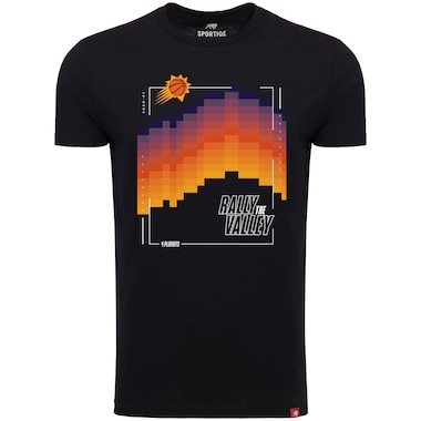 Sportiqe Phoenix Suns Black 2021 NBA Playoffs Rally The Valley Tri-Blend T-Shirt