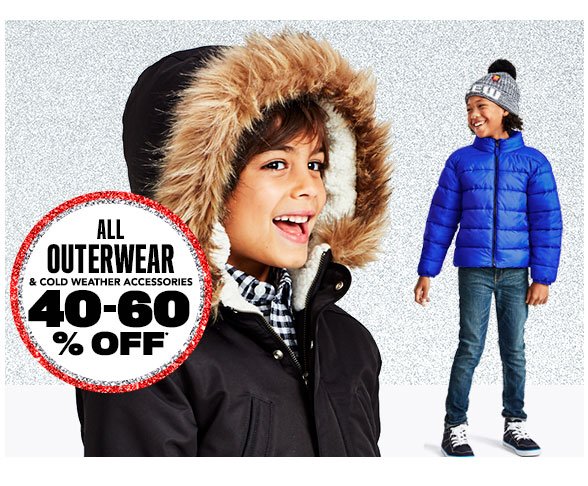 All Outerwear & Cold Weather Accessories 40-60% Off