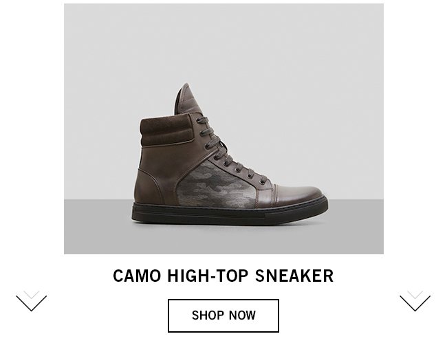 CAMO HIGH-TOP SNEAKER | shop now