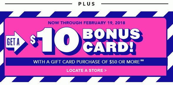 Post-Holiday Bonus Event Gift Card 