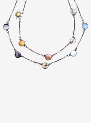 Blackheart Solar System Layer Necklace