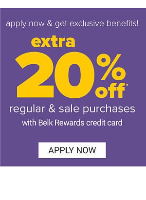 Extra 20% off Regular & Sale Purchases with Belk Rewards Credit Card - Apply Now