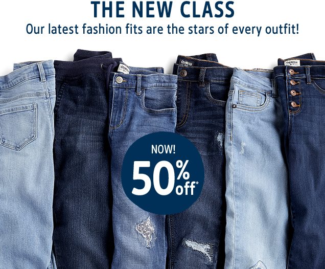 THE NEW CLASS | Our latest fashion fits are the stars of every outfit! | NOW! 50% off*