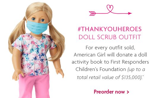 #THANKYOUHEROES DOLL SCRUB OUTFIT - Preorder now