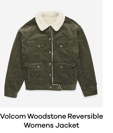 Volcom Woodstone Reversible Womens Jacket