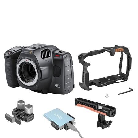 Blackmagic Design Pocket Cinema Camera 6K Pro, Bundle with SmallRig Accessory Kit