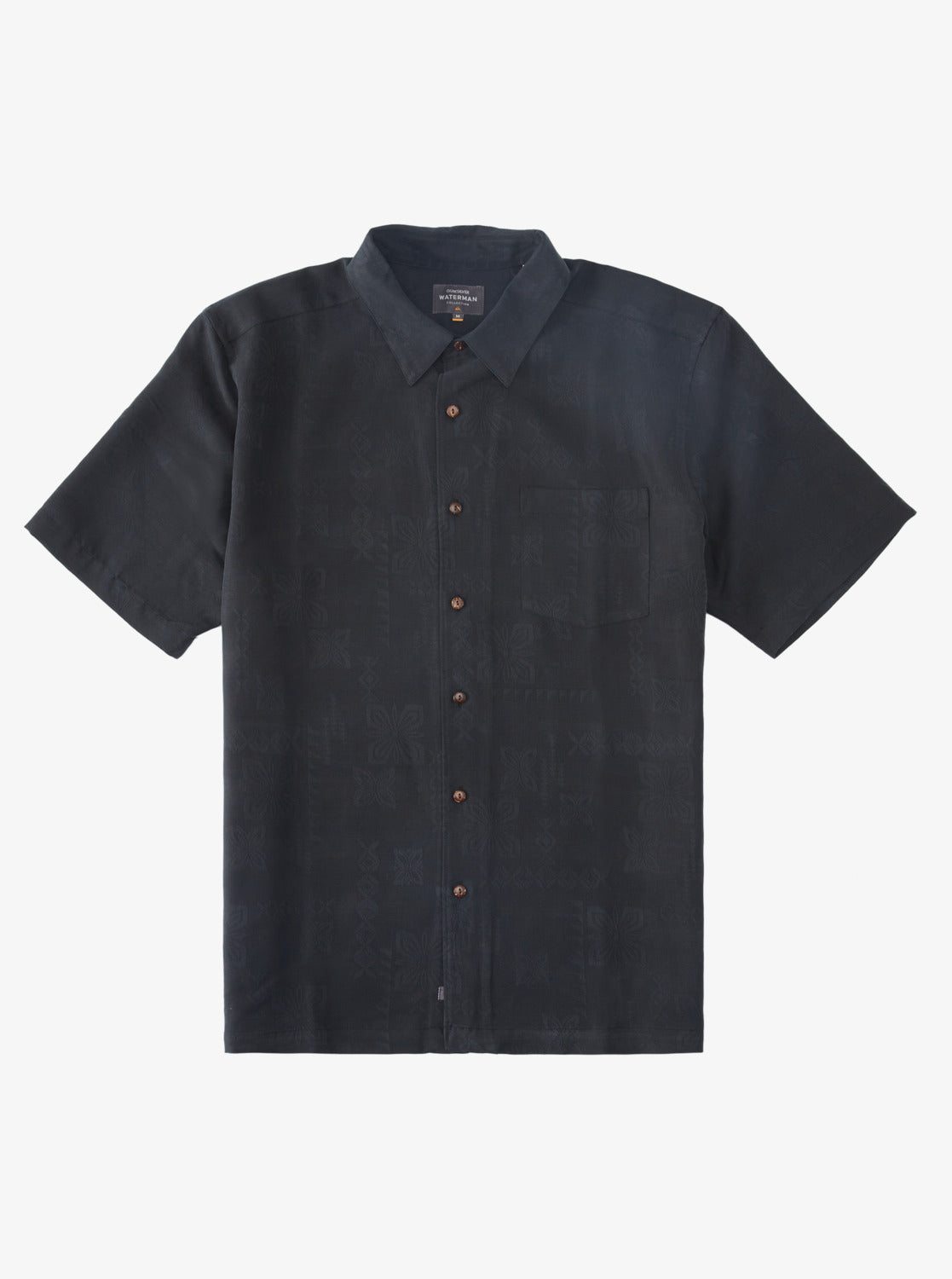 Image of Waterman Manele Bay Short Sleeve Shirt - Black