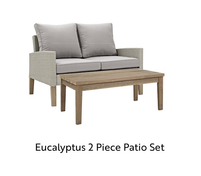 Eucalyptus 2 Piece Patio Set